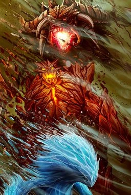 Conjure Elementals - Infernal Spell card